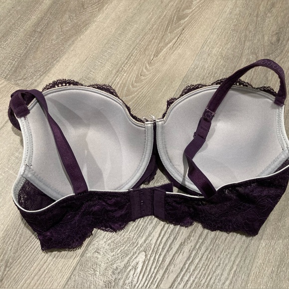 Le Mystere plum memory foam bra - Picture 3 of 4